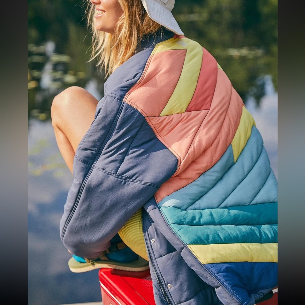 Free People Midnight Moon Bomber Jacket - Picture 2 of 6